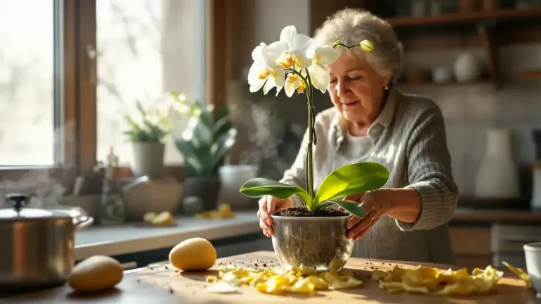 Mia nonna faceva questo a fine febbraio e la sua orchidea fioriva poche settimane dopo
